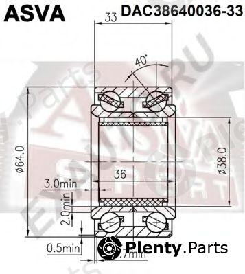  ASVA part DAC38640036-33 (DAC3864003633) Replacement part