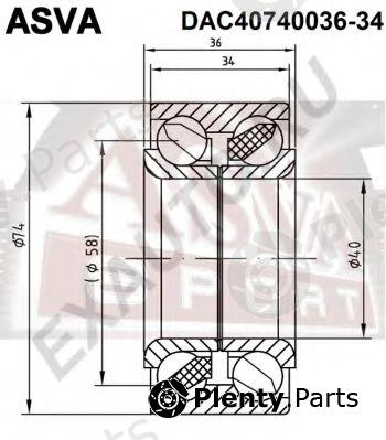  ASVA part DAC40740036-34 (DAC4074003634) Replacement part