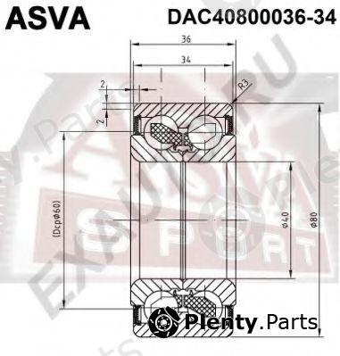  ASVA part DAC40800036-34 (DAC4080003634) Replacement part