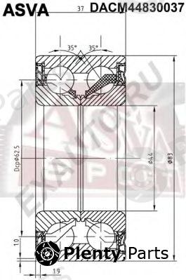  ASVA part DACM44830037 Replacement part
