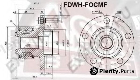  ASVA part FDWHFOCMF Wheel Bearing Kit