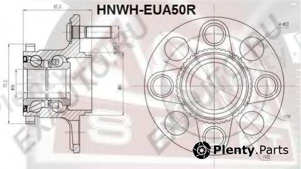  ASVA part HNWHEUA50R Wheel Bearing Kit