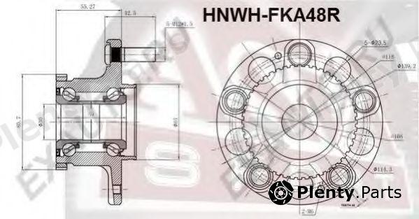  ASVA part HNWHFKA48R Wheel Bearing Kit