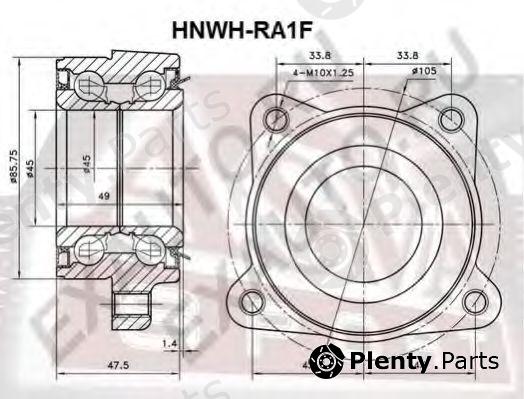  ASVA part HNWHRA1F Wheel Bearing Kit