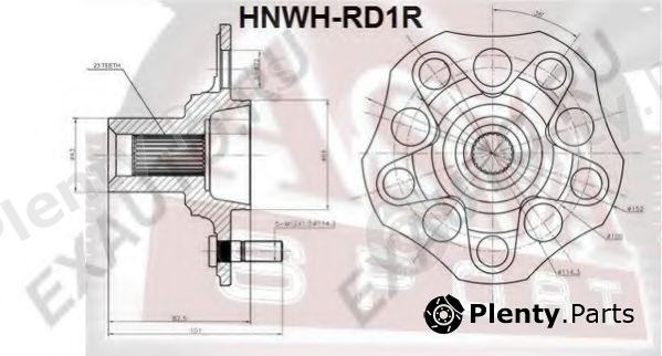  ASVA part HNWHRD1R Wheel Hub