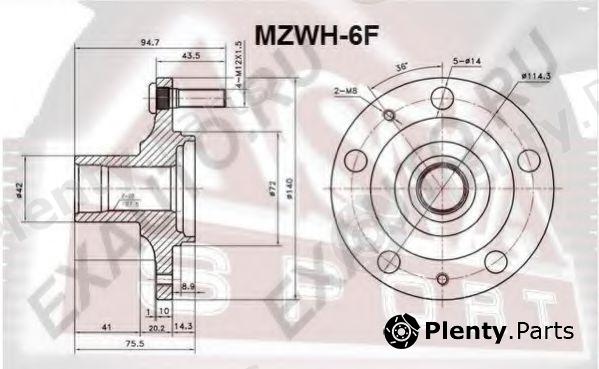  ASVA part MZWH-6F (MZWH6F) Replacement part