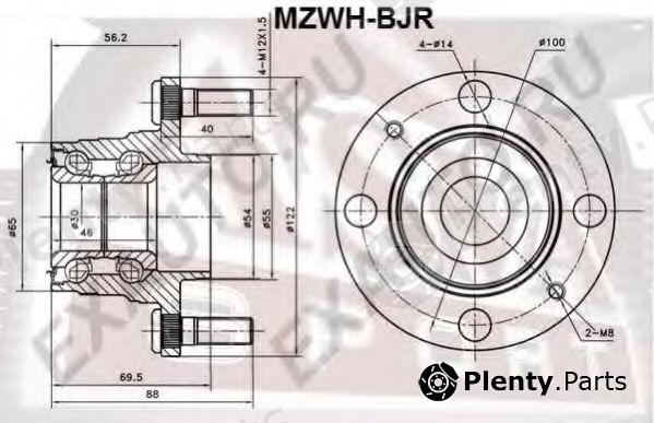  ASVA part MZWHBJR Wheel Bearing Kit