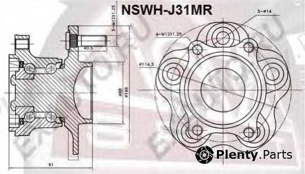  ASVA part NSWH-J31MR (NSWHJ31MR) Replacement part