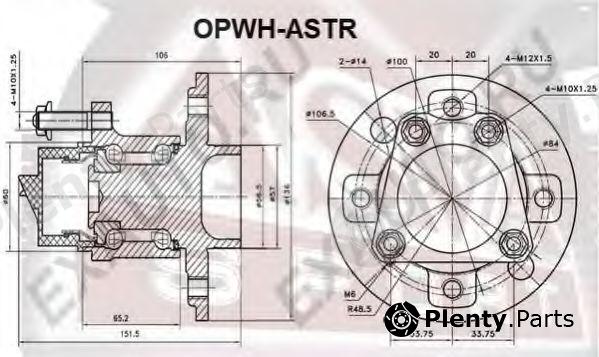  ASVA part OPWHASTR Wheel Bearing Kit