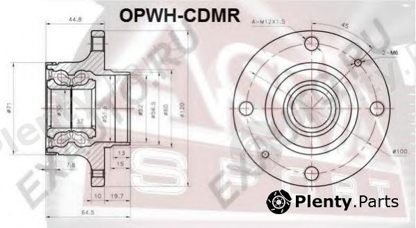  ASVA part OPWH-CDMR (OPWHCDMR) Wheel Bearing Kit