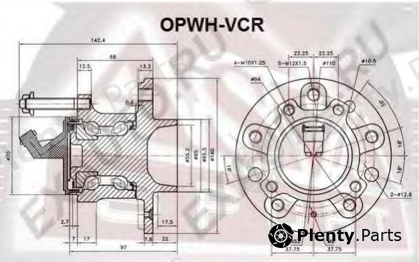  ASVA part OPWHVCR Wheel Bearing Kit