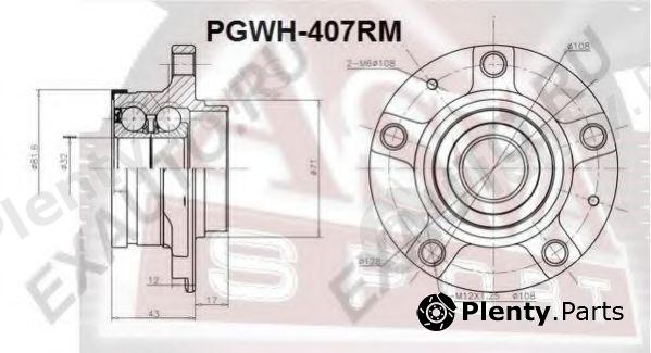  ASVA part PGWH-407RM (PGWH407RM) Wheel Bearing Kit