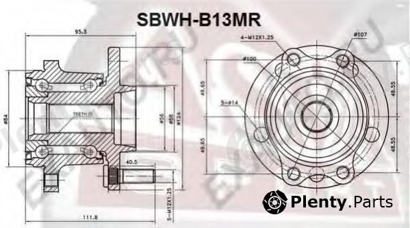  ASVA part SBWHB13MR Wheel Bearing Kit