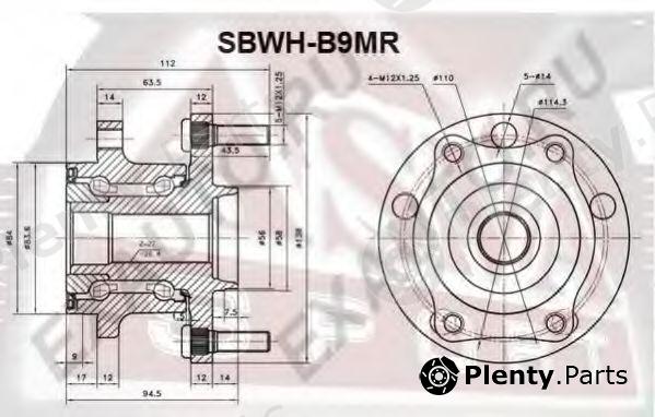  ASVA part SBWHB9MR Replacement part