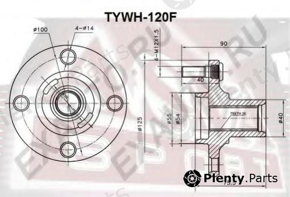  ASVA part TYWH120F Replacement part