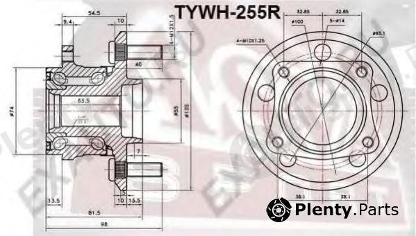  ASVA part TYWH255R Replacement part