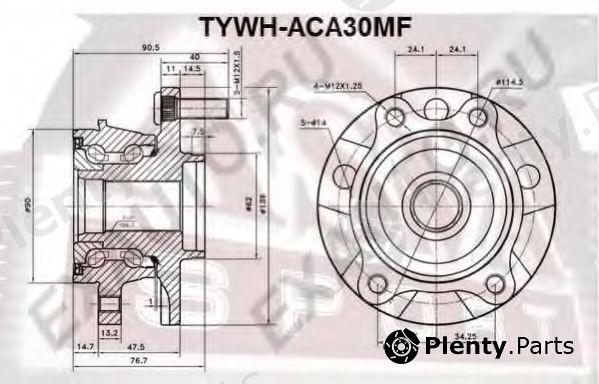 ASVA part TYWHACA30MF Wheel Bearing Kit