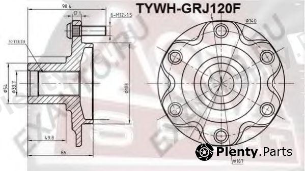  ASVA part TYWHGRJ120F Replacement part