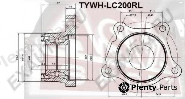  ASVA part TYWH-LC200RL (TYWHLC200RL) Wheel Bearing Kit