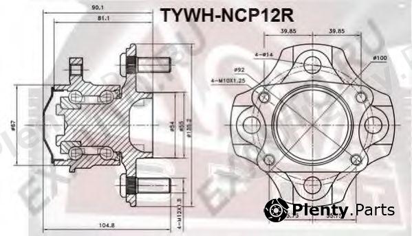  ASVA part TYWHNCP12R Wheel Bearing Kit