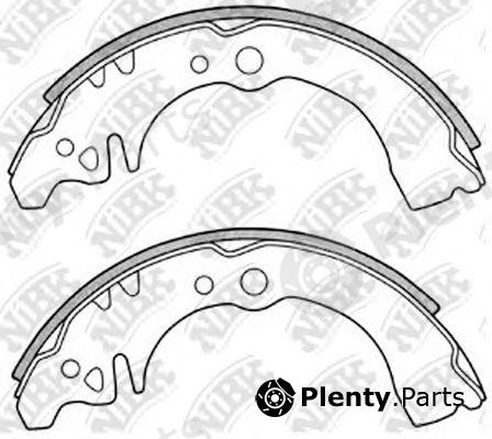  NiBK part FN0029 Brake Shoe Set