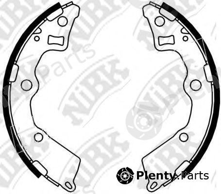  NiBK part FN0618 Brake Shoe Set