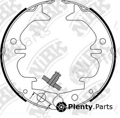  NiBK part FN0633 Brake Shoe Set, parking brake