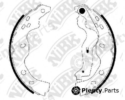  NiBK part FN0634 Brake Shoe Set