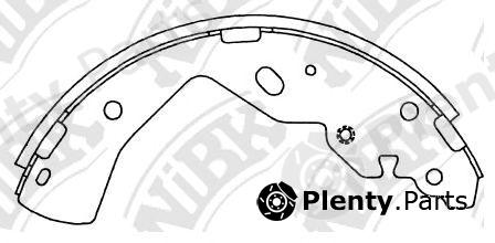  NiBK part FN3413 Brake Shoe Set