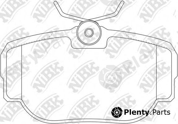  NiBK part PN0009 Brake Pad Set, disc brake
