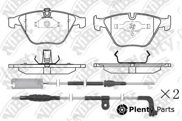 NiBK part PN0222W Brake Pad Set, disc brake