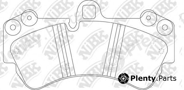  NiBK part PN0345W Brake Pad Set, disc brake