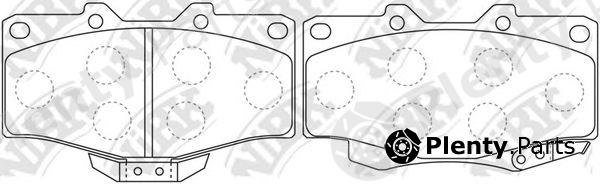 NiBK part PN1387 Brake Pad Set, disc brake