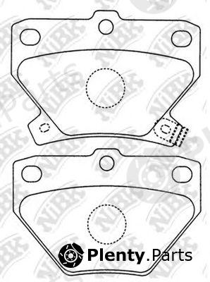  NiBK part PN1454 Brake Pad Set, disc brake