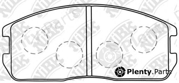  NiBK part PN3089 Brake Pad Set, disc brake