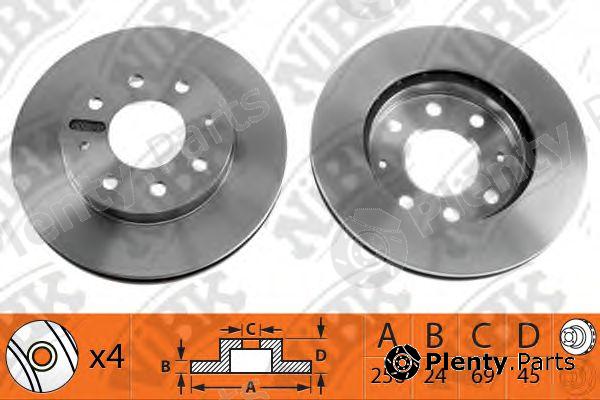  NiBK part RN1011 Brake Disc