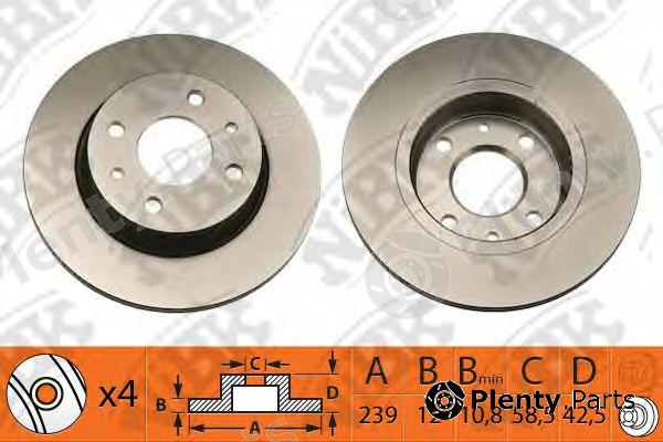  NiBK part RN1021 Brake Disc