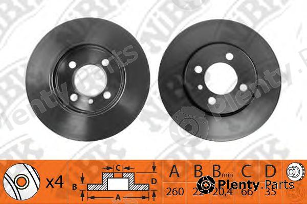  NiBK part RN1031 Brake Disc