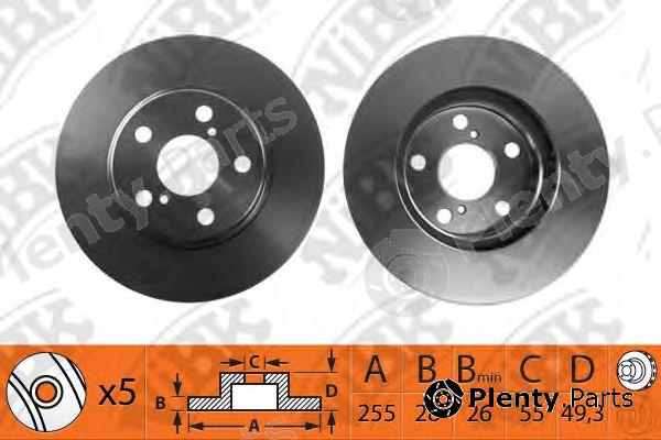  NiBK part RN1059 Brake Disc