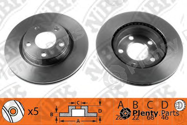  NiBK part RN1085 Brake Disc