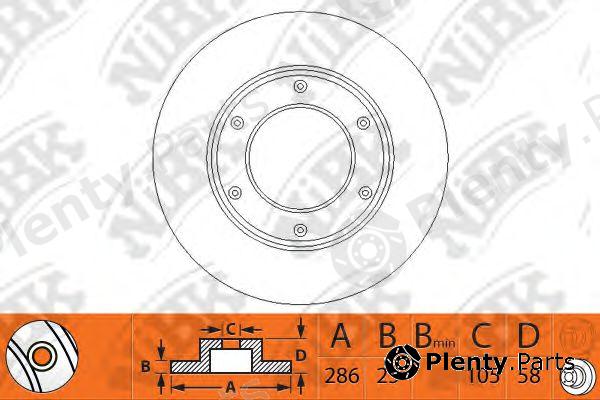  NiBK part RN1090 Brake Disc