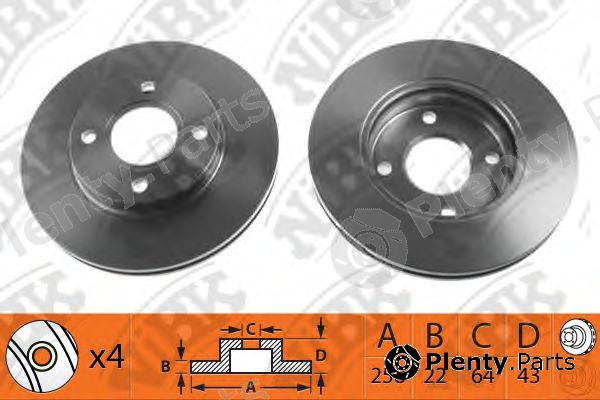  NiBK part RN1109 Brake Disc