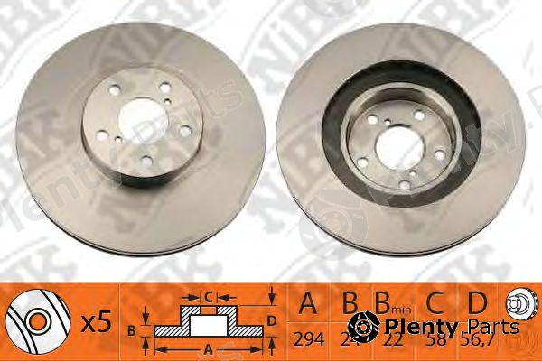  NiBK part RN1122 Brake Disc