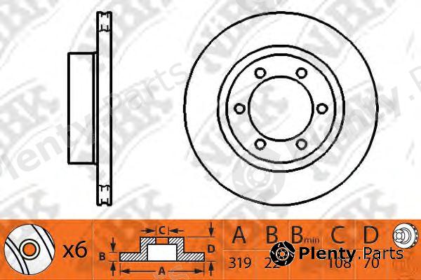  NiBK part RN1128 Brake Disc