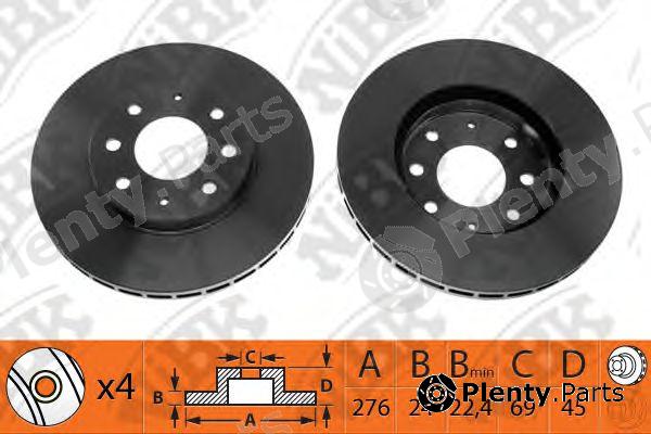  NiBK part RN1184 Brake Disc