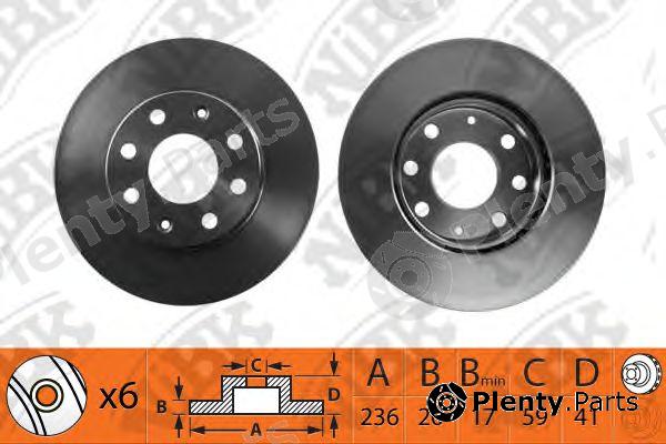  NiBK part RN1206 Brake Disc