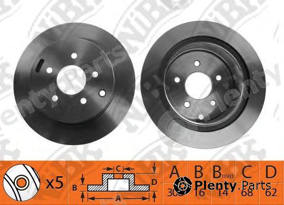  NiBK part RN22001 Brake Disc