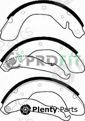  PROFIT part 5001-0335 (50010335) Brake Shoe Set