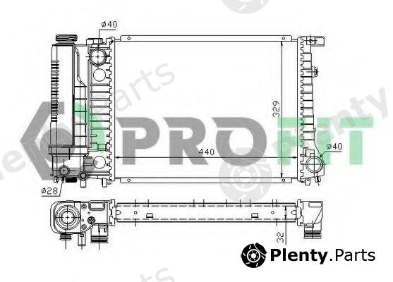  PROFIT part PR0060A1 Radiator, engine cooling