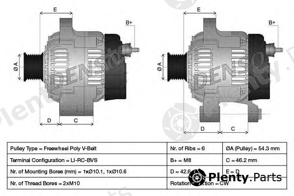  DENSO part DAN1119 Alternator